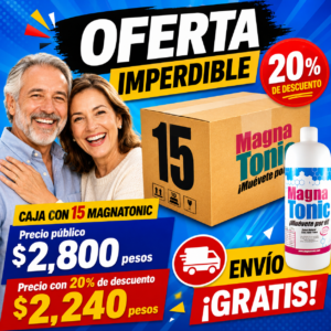 MagnaTonic Caja con 15 Tónicos de 1 Lt.