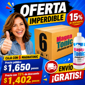 MagnaTonic Caja con 6 Tónicos de 1 Lt.