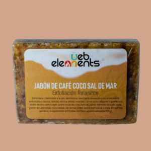 jabón artesanal coco sal de mar